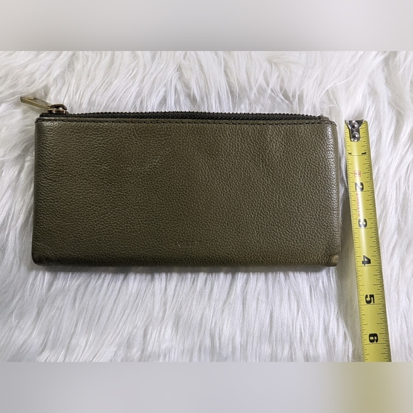 Fossil Green Leather Wallet - Picture 5 of 13
